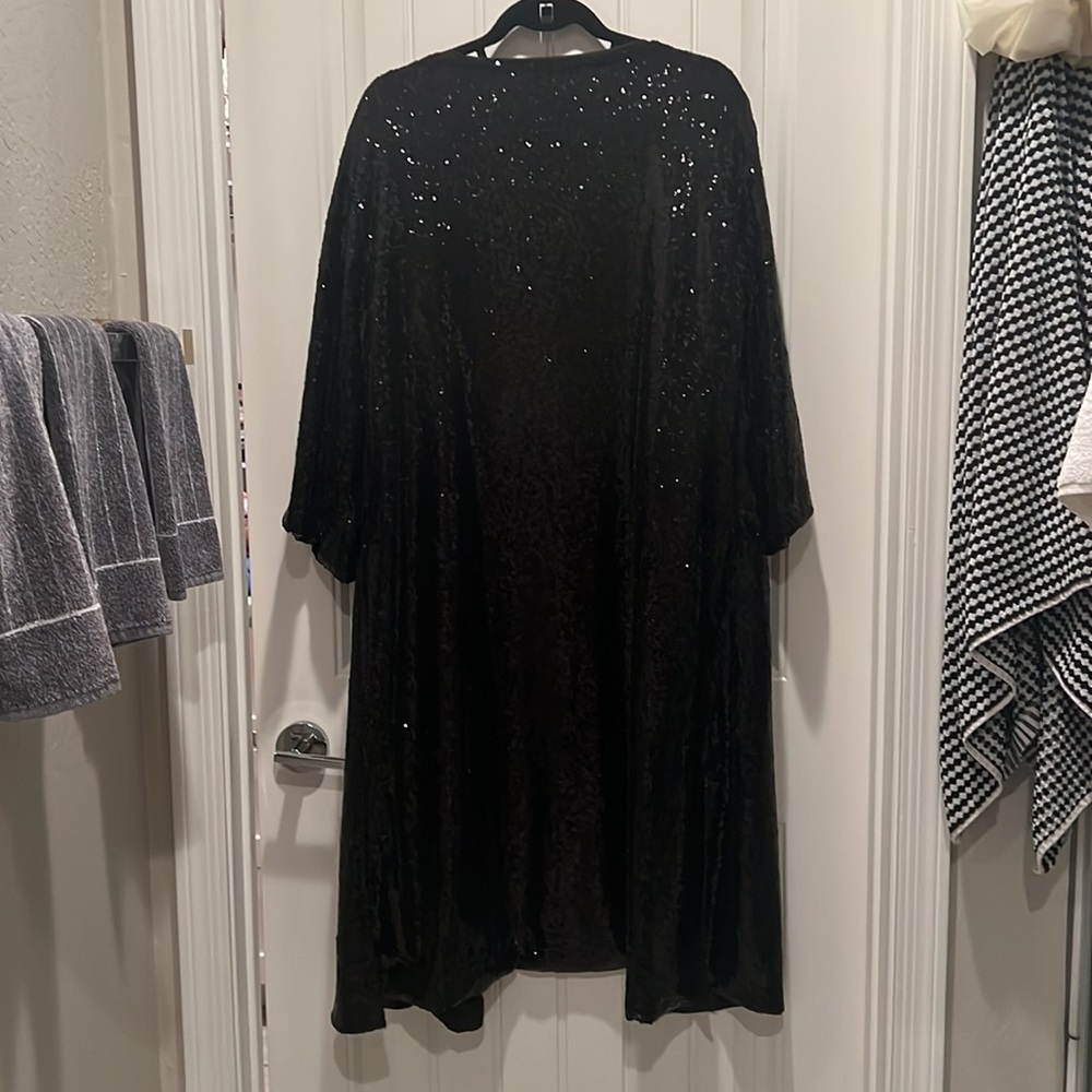 Black Sequin Duster - image 2